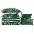 thumbnail image 2 of Collections Etc SL Spirit Linen Home EST. 1988 Foliage Collection Comforter Set - Oversized Reversible Bedding, Pre-Washed for Extra Softness, King, Hunter Ivory, 2 of 10