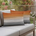 thumbnail image 2 of Outdoor Waterproof Pillow Covers Farm Retro Grey Wood Board Decorative Throw Pillow Protectors,Pillowcase Cushion Cases for Patio Sofa Garden Couch,20x12in,Pack of 2, 2 of 14