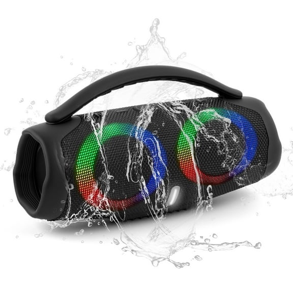 AHANSI Bluetooth Speaker with Stereo Sound 16 Hours Playtime Wireless Stereo Pairing Speaker for Home Outdoors Travel