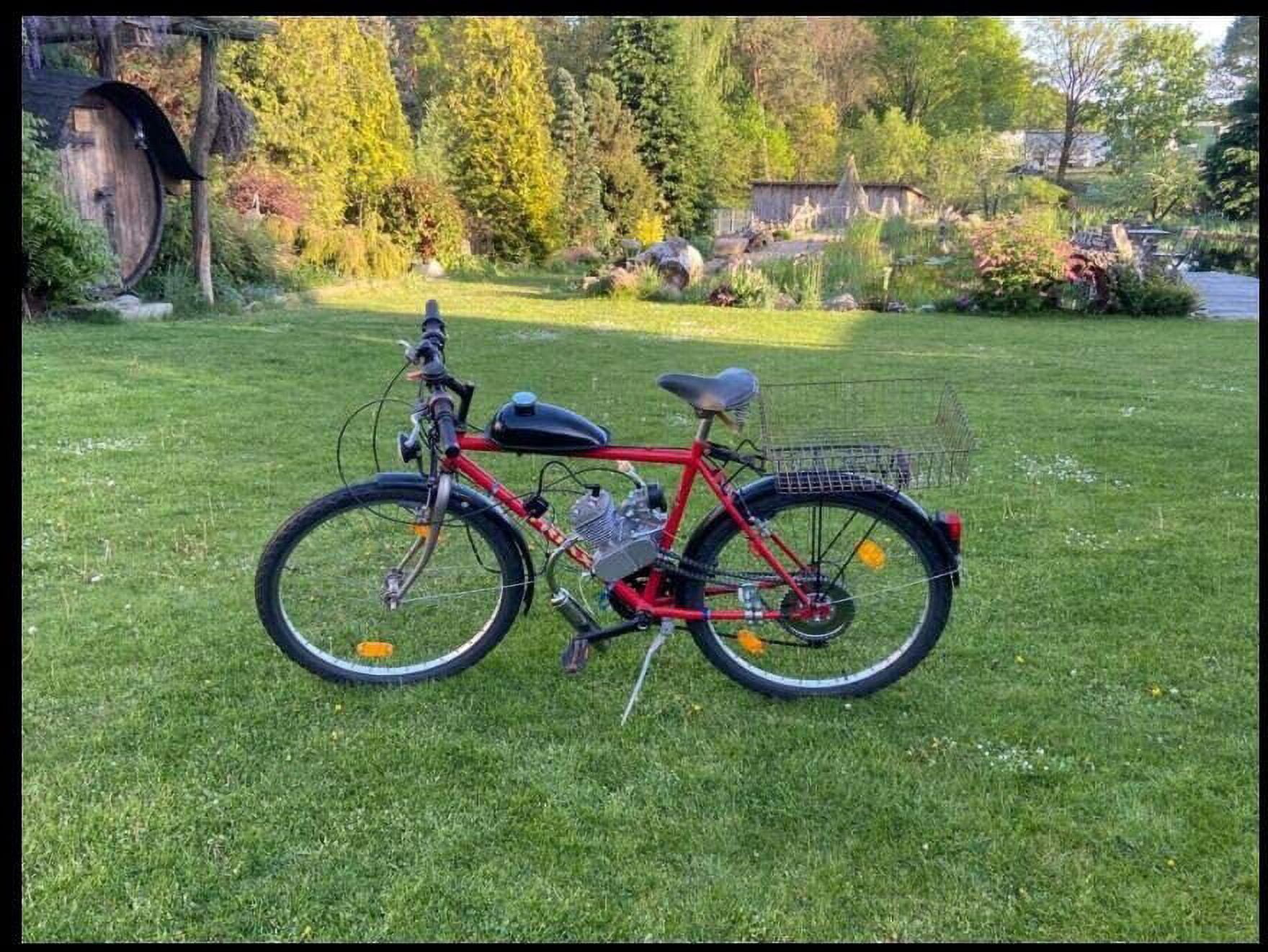100cc Bike Bicycle Motorized 2 Stroke Petrol Gas Motor Engine Kit Full Set DIY