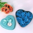thumbnail image 3 of Fiudx Ofertas Del Día 6 Uds Corazón Perfumado Baño Cuerpo Rosa Flor Jabón Decoración De Boda Regalo Azul, 3 of 3