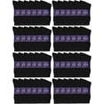 thumbnail image 1 of SOCKS'NBULK 48 Pair Pack of Mens Lightweight Cotton Crew Socks Bulk, Homeless Donation Cheap, Wholesale Sock 10-13, 1 of 3