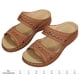 thumbnail image 5 of FLhrweasw Sandalias Cuña para Mujer Sandalias Retro Verano Con Puntera Abierta (marrón 43), 5 of 9