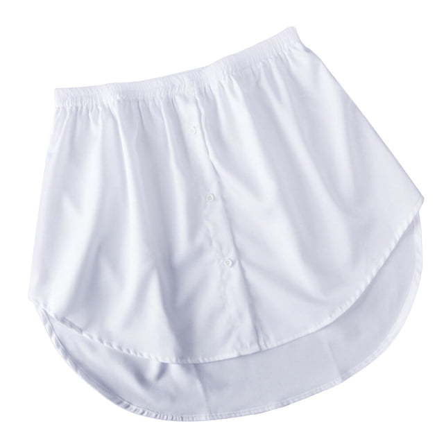 ADDHAT 1Ud Falsa Falda Para Mujer Con Detalle Para Suéter Y Uso Casual Diario
