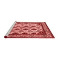 thumbnail image 2 of Ahgly Company Machine Washable Indoor Square Abstract Red Modern Area Rugs, 5' Square, 2 of 4
