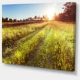 thumbnail image 2 of Route de Ferme dans Prairie Rurale - Impression sur Toile Paysage, 2 of 3