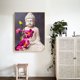 thumbnail image 4 of Cuadros Decorativos Pintura al óleo acrílica por números flores de Buda imagen Digital decoración de la pared del hogar Likrtyny embutido en tela, 4 of 9