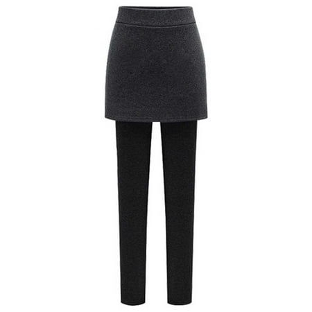 Junior Modern Styled Warm Skirt Legging