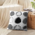 thumbnail image 4 of LALILO Throw Pillow Covers Halftone Modern Black And White Cushion Cover 18" x 18", 2 Pack, 4 of 6
