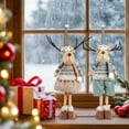 thumbnail image 4 of Cute Standing Plush Doll Ornaments Window Home Decoration Doll, Christmas Decoration Supplies for Moose Rudolph Doll Holiday Decor, 4 of 6