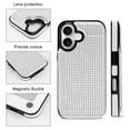 thumbnail image 5 of Wallet Case For Apple iPhone Air / 17 Pro / 17 Pro Max Series with Card Holder, PU Leather Kickstand Card Slots Screen Protector Included For iPhone 17 Series, Black Dots, 5 of 8