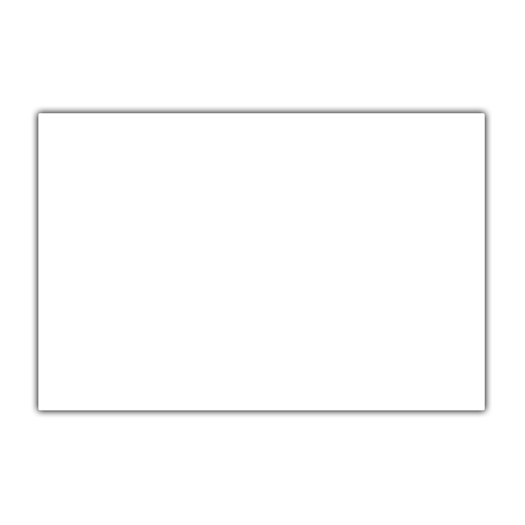 C-Line Index Cards, 4" x 6", White, Unruled, 50 Per Pack, 10 Packs