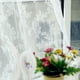 thumbnail image 2 of Cortina transparente con flores para ventana, visillo, 1 panel de tela, 2 of 6