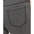 thumbnail image 5 of Vanilla Star Womens Pin Striped Skinny Ankle Jeans, 5 of 5