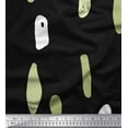 thumbnail image 1 of Soimoi Black polyester Crepe Fabric Brush Stroke Abstract Print Fabric by the Yard 52 Inch Wide, 1 of 3