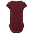 thumbnail image 2 of Build Your Brand T-Shirt Long en Jersey Flammé pour Femmes, 2 of 2