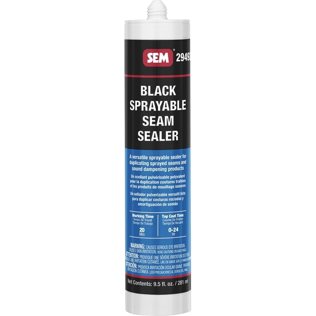 Sellador de juntas SEM 29492, 1 K, negro, 280 ml