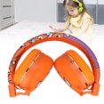 thumbnail image 1 of Auriculares de dibujos animados para niños auriculares plegables diseño portátil cancelación de ruido con altavoces estéreo compatible con modo cableado/inalámbrico, 1 of 8