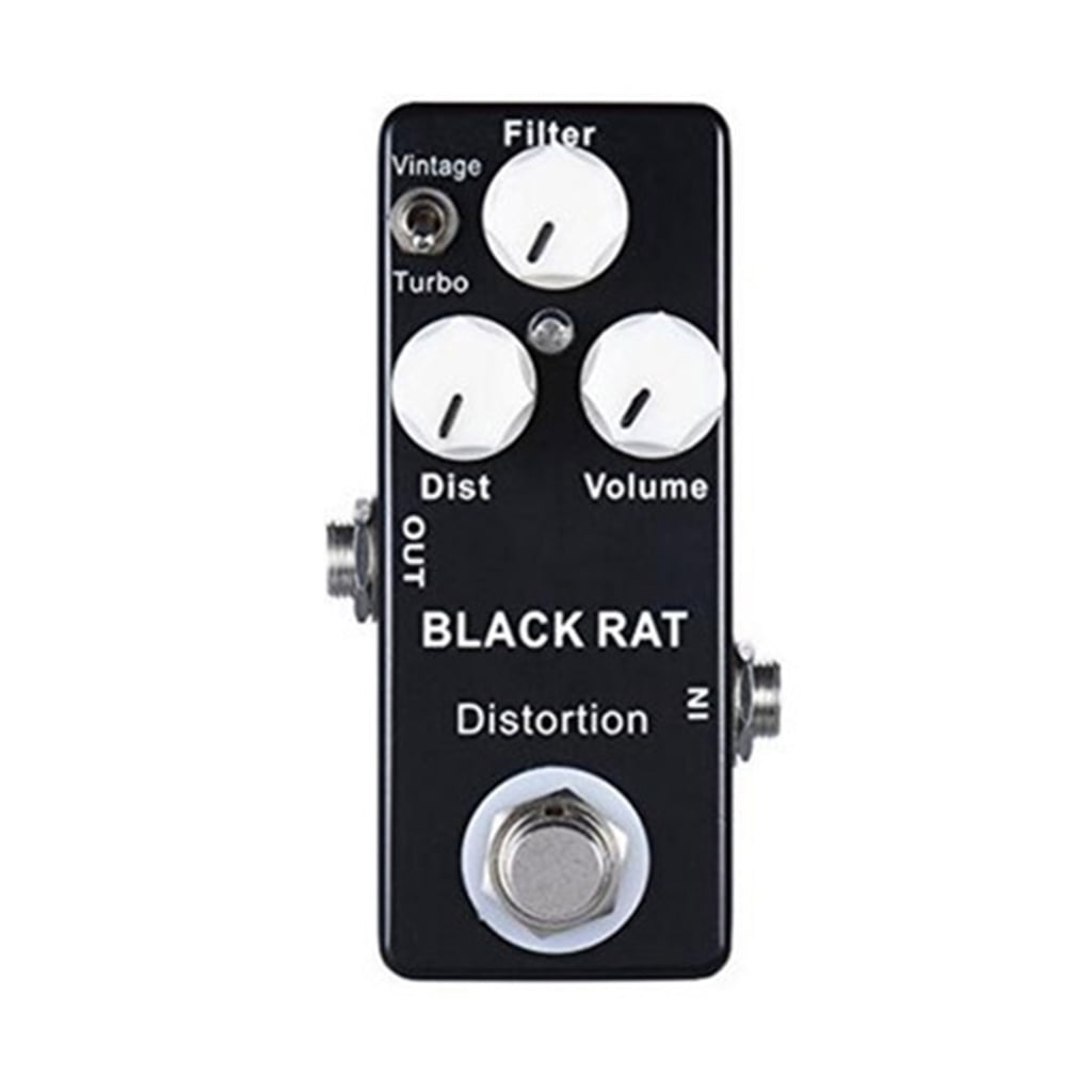 SIEYIO Mini Distortion Guitar Pedal with True Bypass Classical and T Rat Distortion Mini Size Guitar Effect Pedal