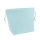 thumbnail image 1 of Bolsa de maquillaje pequeña con cordón para mujeres Unique Bargains para actividades al aire libre, viajes y vacaciones, lona azul claro-M, 1 of 3