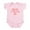 Petal Pink, variant on CafePress - Adorable Like My Aunt Infant Bodysuit - Baby Light Bodysuit, Size Newborn - 24 Months