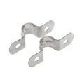 thumbnail image 2 of 2 Pieces Pipe Tube Conduit Stainless Steel Hanger U Strap Clamps Clip as described, 2 of 5
