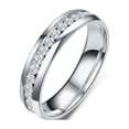 thumbnail image 4 of Fiudx Anillo de Diamantes, Banda de Acero Inoxidable Que Estimula El Metabolismo, Diseño de Diamantes Incrustados Que Mejora La Energía, Alivia El Dolor y Favorece La Pérdida de Peso, Mejora La Salud, 4 of 5