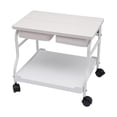 thumbnail image 5 of Pedicure Foot Rest Cart, Pedicure Stand with Wheels Manicure Footrest Stool Foot Massage Station Stand for SPA Salon White, 5 of 20
