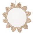 thumbnail image 4 of OUNONA Bohemian Style Wall Decor Cotton Rope Mirror for Home Use Khaki Color 7.87 Inches, 4 of 8