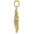 thumbnail image 2 of Solid 10K Yellow Gold Starfish W/Beaded Texture Charm, 2 of 6