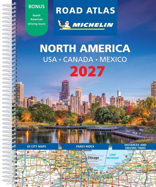 Michelin North America Road Atlas 2026, Spiral-Bound, Scenic