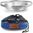 thumbnail image 1 of Juego de platos Wealers de acero inoxidable de 22 cm, sin BPA, para exteriores, 1 of 9