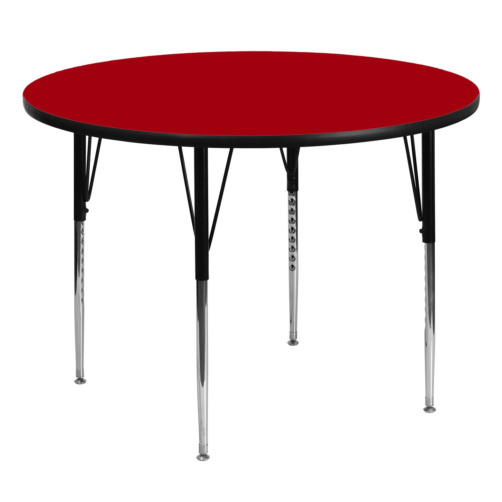 Flash Furniture 60 Round Activity Table With Oak Thermal Fused Laminate Top And Height Adjule Preschool Legs
