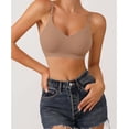 thumbnail image 3 of Youka Lingerie Sujetador sin aros, sujetador sin aros con tirantes ajustables, sujetador con realce, sujetador en relieve, 3 of 7