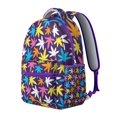 thumbnail image 2 of Marijuana Themed Laptop Backpack for Students - Durable College Bookbag with Protective Sleeve, Trendy Daypack for School and University, Perfect Gift for Fans, 2 of 6