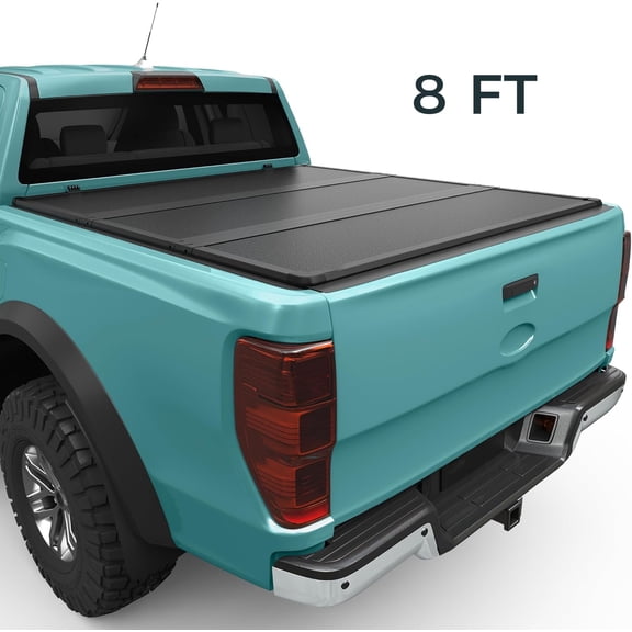 8ft 3-Fold Bed Hard Tonneau Cover For 2003-2026 Dodge Ram 1500 2500 3500 Truck