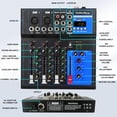 thumbnail image 3 of Mezclador de audio QudoSxy Professional Sound Board 4 canales USB, 3 of 9