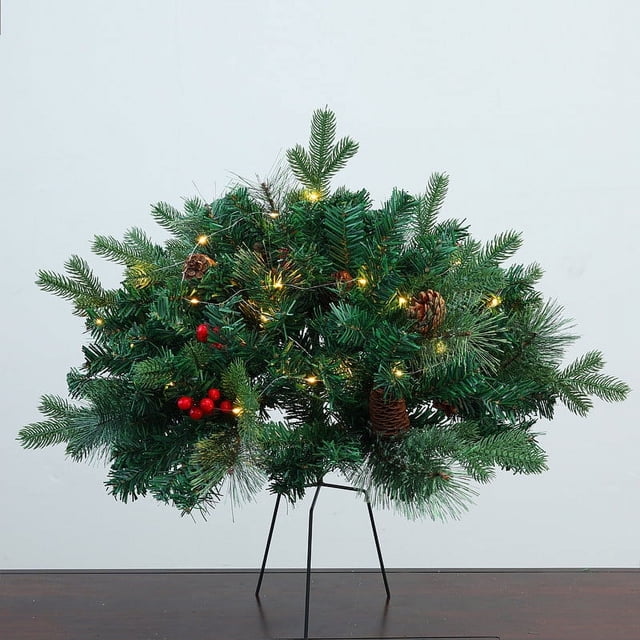 Adornos navideños, adornos navideños, regalos navideños Árbol de Navidad con conexión a tierra Árbol de playa Adorno para árbol de Navidad Decoración navideña Adorno decorativo insertado en el suelo