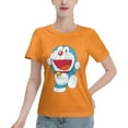 thumbnail image 1 of Women's Basic Short Sleeve T-Shirt Doraemon, 1 of 6