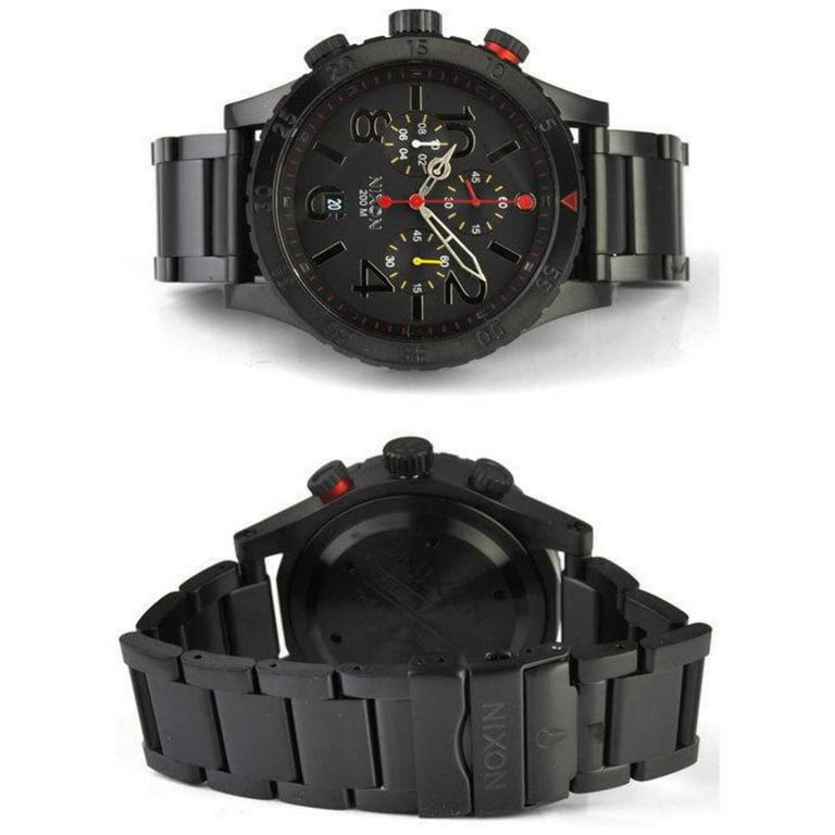 Nixon Men's 48-20 Chrono All-Black Watch, A4861320 - Walmart.com