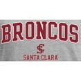 thumbnail image 2 of Women's Ash Santa Clara Broncos Proud Mascot T-Shirt, 2 of 2