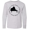 thumbnail image 3 of Inktastic Future Piano Player Long Sleeve Youth T-Shirt, 3 of 5