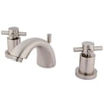 thumbnail image 2 of Two Handle 4" to 8" Mini Widespread Lavatory Faucet with Brass Pop-up, 2 of 4