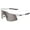 Matte White- Silver Lens, variant on 100% SPEEDCRAFT Performance Sunglasses - Soft Tact Oxyfire - Smoke Lens