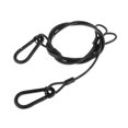 thumbnail image 1 of Cables de iluminación de escenario con carga de 220 lb, cuerda de seguridad para iluminación de fiestas para clubes de teatro Negro 347 pulgadas 2 piezas, 1 of 9