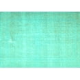 thumbnail image 1 of Ahgly Company Machine Washable Indoor Rectangle Persian Turquoise Blue Traditional Area Rugs, 5' x 7', 1 of 4