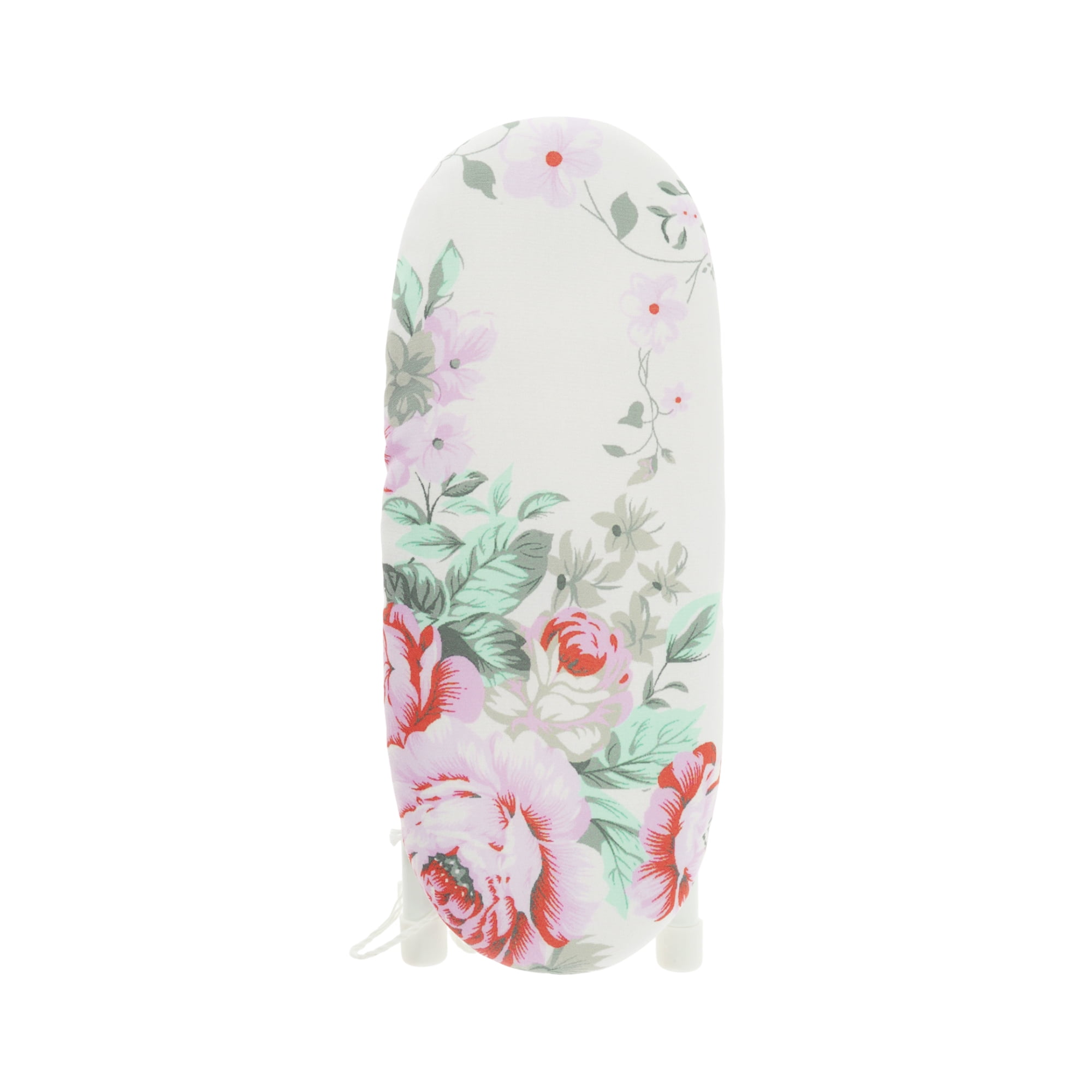Unique Bargains Collapsible Mini Ironing Board Efficient Ironing Pink, White