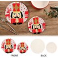 thumbnail image 7 of SKYSONIC Nutcracker Christmas Funny Pot Holders Trivets, 2 Pcs Heat Resistant Trivets,Tree Deer Cotton Thread Weave Mats for Hot Pads Pans Pot Bowl Teapot for Kitchen Decor, 7 of 7