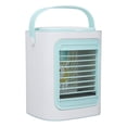 thumbnail image 3 of Enfriador de aire de mesa, humidificación, 3 engranajes, ajustable, portátil, fuerte viento, puerto USB, carga, ventilador de aire acondicionado para el hogar, 3 of 10