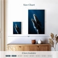 thumbnail image 4 of Elephant Stock Humpback Whale And Its Calf Wall Art - Vertical Canvas Wall Art - Living Room Wall Decor - Animal Canvas - Gray And Blue Decor - 16" x 24", 4 of 8